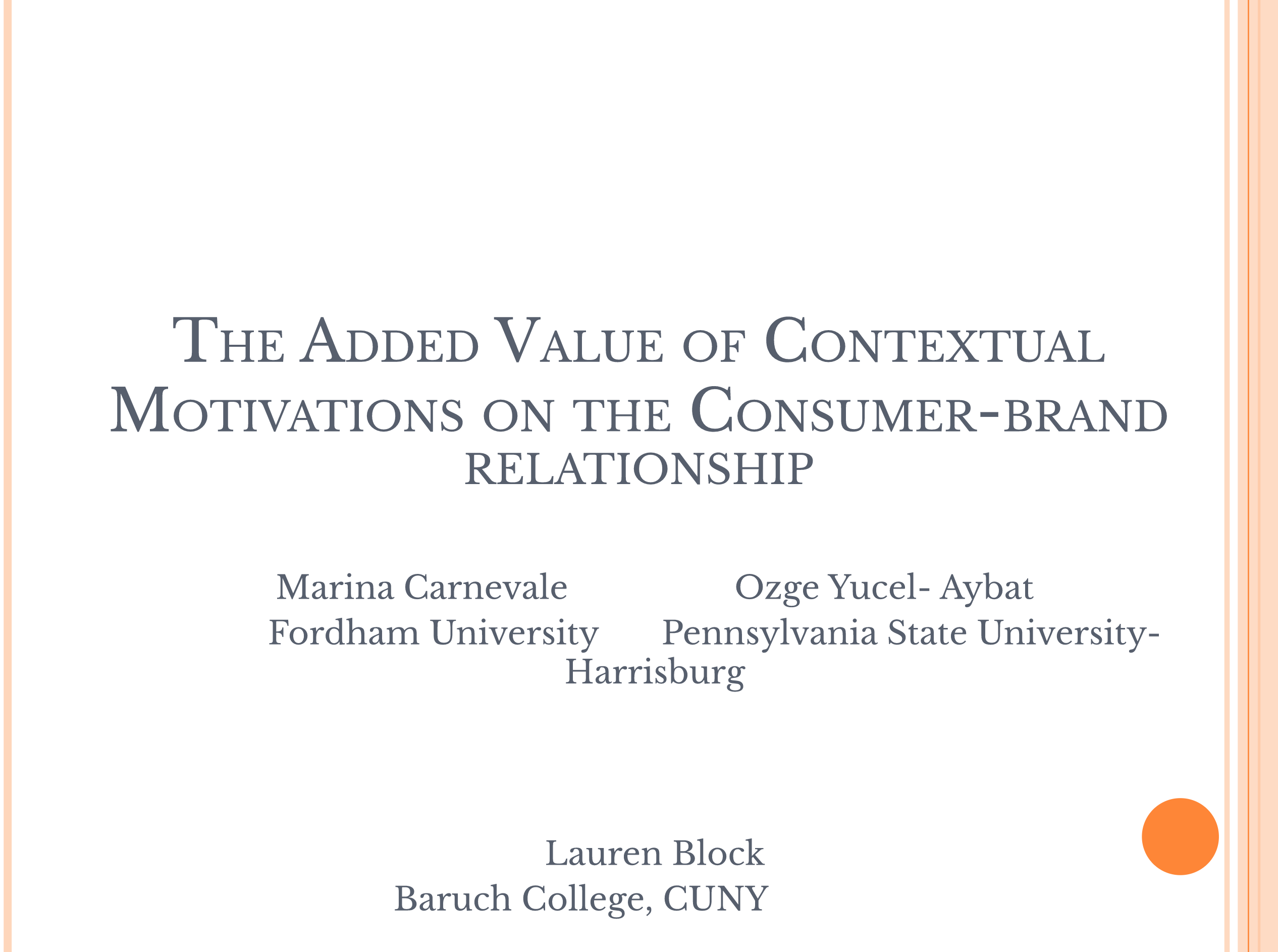 presentation icbr 2013